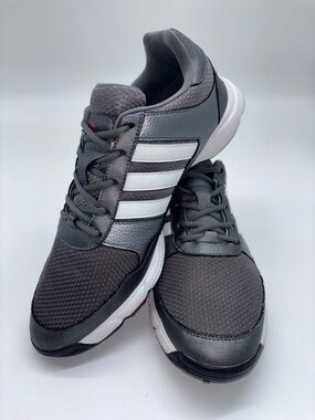Adidas Men's Tech Response Golf Shoes Iron Metallic EUC